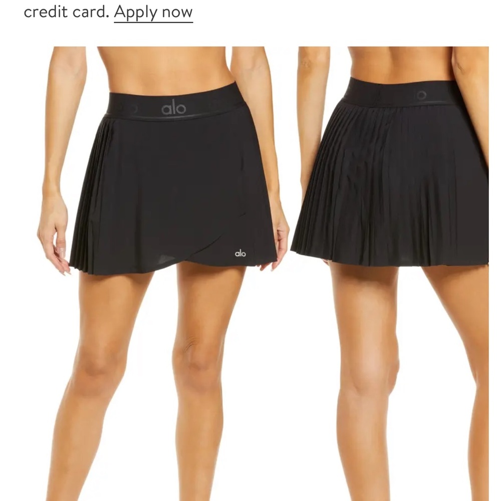 Alo yoga aces tennis skirt